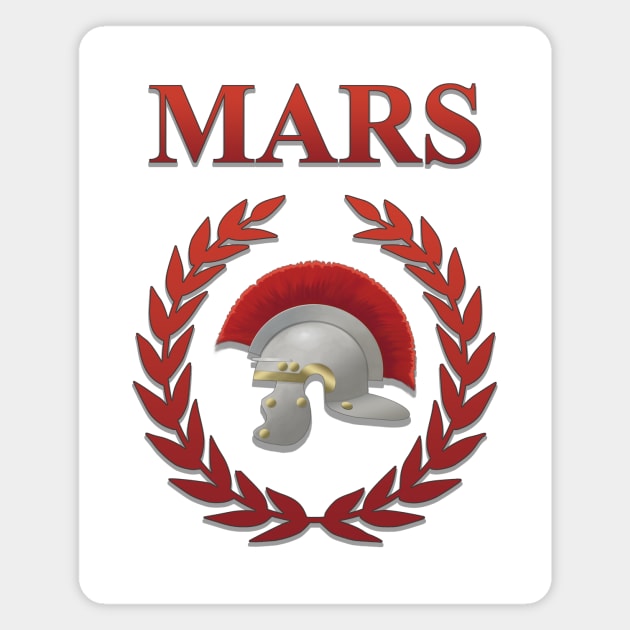 Mars Ancient Roman War God Magnet by AgemaApparel